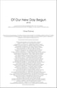 Of Our New Day Begun - Full Orchestra Orchestra Scores/Parts sheet music cover